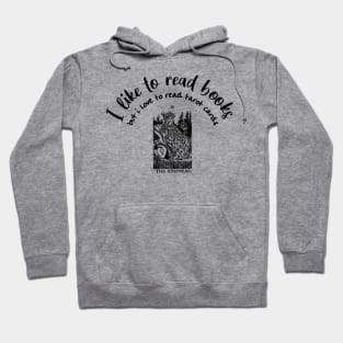 I like to read books, but I love Tarot cards! Hoodie